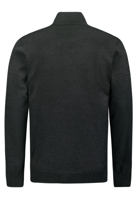 NO-EXCESS pullover half zip 2 coloured melang